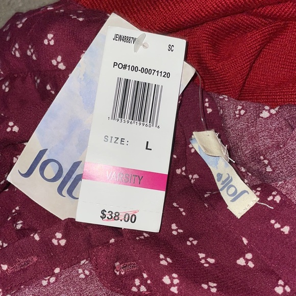 NWT - Button Front Blouse by Jolt - Picture 4 of 4